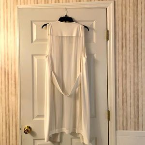 DKNY long Vest With Sheer Back